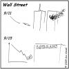 Cartoon: Crash City (small) by docdiesel tagged 911 new york wall street crash finanzkrise september lehmann twin towers world trade center wtc