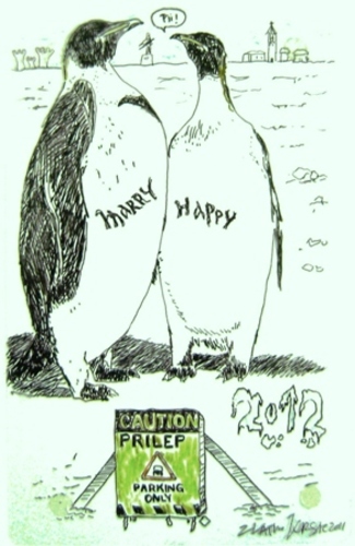 Cartoon: marry chrismas 2012 (medium) by vizant1 tagged vizant