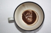 Cartoon: Kaffeesatzbild 1 (small) by Erwin Pischel tagged kaffee,kaffeesatz,kaffeesatzleserei,tasse,kaffeetasse,porträt,portrait,bart,brille,pischel