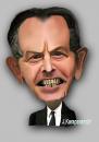 Cartoon: Tony Blair (small) by jkaraparambil tagged tony,blair,prime,minister,briton,london,uk,iraq,bush,war,europian,leader,politics,jkaraparambil,jk,creations,jophy,jacob,joseph,karaparambil,edmonton,caricaturist,caricature,cartoon