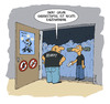 Cartoon: Ohrenstöpsel (small) by JanKunz tagged konzert,metal,rock,security,alkohol,trinken