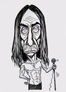 Cartoon: Iggy Pop (small) by caknuta-chajanka tagged famous,rocker