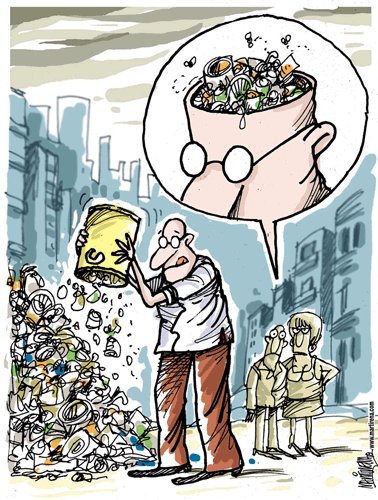 Cartoon: Basura (medium) by martirena tagged basura