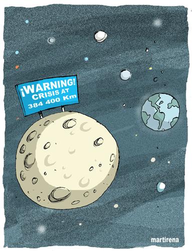 Cartoon: Warning (medium) by martirena tagged warning