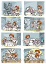 Cartoon: Bad relations (small) by martirena tagged bad,relations,marriages,pairs,violence,you,fight,domesticate