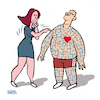 Cartoon: labyrinth of love (small) by martirena tagged love