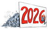Cartoon: New year 2026 (small) by martirena tagged new,year,garbage