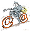 Cartoon: Postal mail (small) by martirena tagged postal,mail,internet