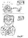 Cartoon: Mama Gauck (small) by tristanactor tagged gauck,wulff,bundespräsident