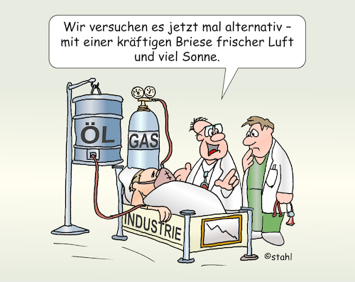 Cartoon: alternative Energie (medium) by wista tagged alternative,energie,windkraft,wind,windräder,sonnenenergie,sonne,solarzellen,solarenergie,öl,gas,gaspreis,ölpreis,industrie,verbrauch,einsparung,mangel,wirtschaft,wachstum,krieg,ukraine,russland,industrienation,gasspeicher,wasserstoff,grün,grüne,alternative,energie,windkraft,wind,windräder,sonnenenergie,sonne,solarzellen,solarenergie,öl,gas,gaspreis,ölpreis,industrie,verbrauch,einsparung,mangel,wirtschaft,wachstum,krieg,ukraine,russland,industrienation,gasspeicher,wasserstoff,grün,grüne