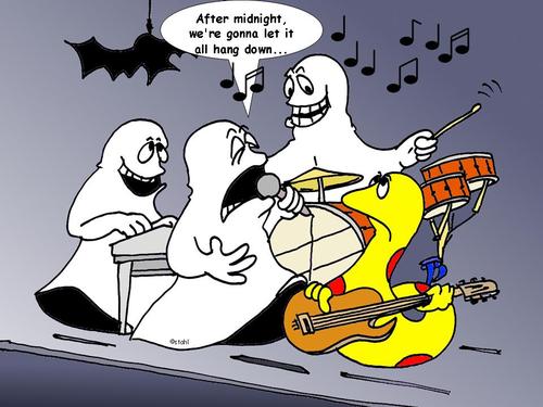 Cartoon: Ginger und Kalaschnikow 30 (medium) by wista tagged song,midnight,after,eric,clapton,band,kalaschnikow,ginger