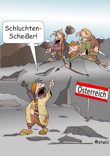 Cartoon: Ötzis letzter Fehler (medium) by wista tagged ötzi,gletscher,mumie,österreich,italien,tod,mord,verletzung,archäologie,steinzeit,similaun,ötztal,alpen,tisenjoch,südtirol,tirol,bozen,ötzi,gletscher,mumie,österreich,italien,tod,mord,verletzung,archäologie,steinzeit,similaun,ötztal,alpen,tisenjoch,südtirol,tirol,bozen