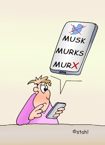 Cartoon: Twitter-X (medium) by wista tagged twitter,musk,umbenennen,umbenennung,logo,symbol,namen,neu,vogel,blau,twitter,musk,umbenennen,umbenennung,logo,symbol,namen,neu,vogel,blau