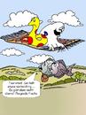 Cartoon: Ginger und Kalaschnikow 31 (small) by wista tagged ginger,kalaschnikow,fliegende,fische,fliegender,teppich,touristen