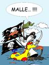 Cartoon: Ginger und Kalaschnikow 35 (small) by wista tagged ginger,kalaschnikow,malle,mallorca,piraten,papagei,totenkopf,floss,piratenschiff