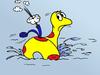 Cartoon: Ginger und Kalaschnikow 43 (small) by wista tagged ginger,kalaschnikow,gummiente,schwimmen,ablassen,luft