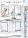 Cartoon: Hochhaus (small) by wista tagged hochhaus,selbstmord,sturz,stürzen,frau,ehefrau,gattin,stockwerk,etage,suizid