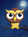 Cartoon: A lonely Owl (small) by kellerac tagged owl,buho,cartoon,illustration,caricatura,maria,keller,kellerac