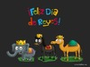 Cartoon: Feliz dia de Reyes (small) by kellerac tagged reyes,magos,cartoon,camel,horse,elephant,colorful,kids,january