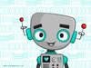 Cartoon: Mat the bot (small) by kellerac tagged robots,fun,cute,mat,friend,kids,mechanical