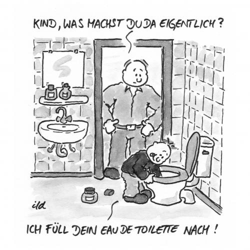 Eau De Toilette Von Achecht Forschung Technik Cartoon Toonpool