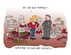 Cartoon: Die sind perfekt (small) by achecht tagged schuh schuhverkäufer verkäufer kauf anprobieren anprobe passen frau schuhladen mode
