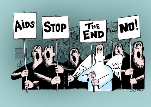 Cartoon: The end (medium) by Dubovsky Alexander tagged the,end,protest,demonstration