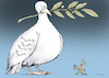 Cartoon: no title (small) by Dubovsky Alexander tagged dove,peace,war,politics