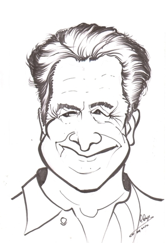 Cartoon: Dustin Hoffman (medium) by cabap tagged caricature