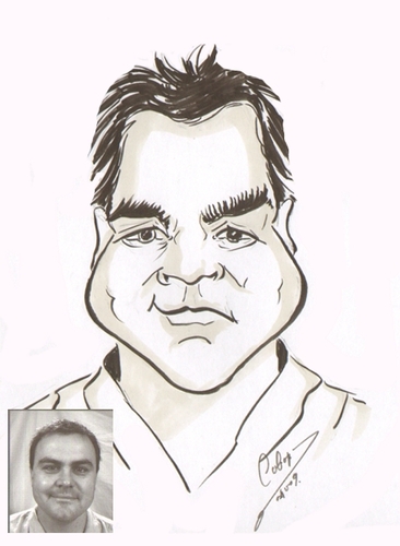 Cartoon: jef (medium) by cabap tagged caricature