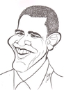 Cartoon: Barack Obama (small) by cabap tagged caricature
