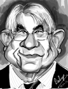 Cartoon: Phil Donahue (small) by cabap tagged caricature,ipad