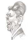Cartoon: Ronald Reagan (small) by cabap tagged caricature