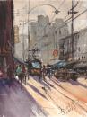 Cartoon: Tram7 (small) by cabap tagged watercolorpainting