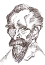 Cartoon: Vincent van Gogh (small) by cabap tagged caricature