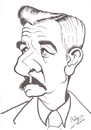 Cartoon: William Faulkner (small) by cabap tagged caricature