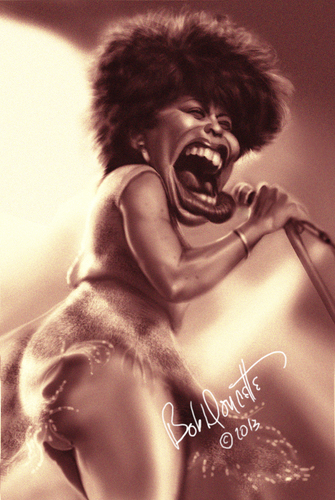Cartoon: Tina Turner (medium) by tobo tagged tina,turner,caricature,music
