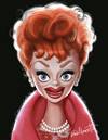 Cartoon: LUCY (small) by tobo tagged lucille ball caricature