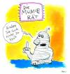 Cartoon: Mumie (small) by ari tagged mummy,advice,mumie,halloween,grusel,monster,plikat,spuk,spooky,ratgeber,lebenshilfe