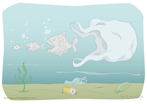 Cartoon: law of nature (medium) by Wilmarx tagged eco,nature,fish,sea,water,pollution