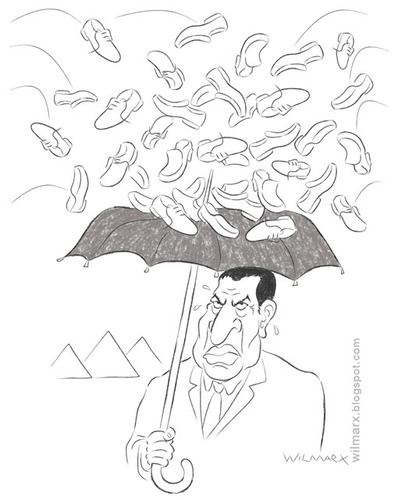 Cartoon: Raining shoes (medium) by Wilmarx tagged world