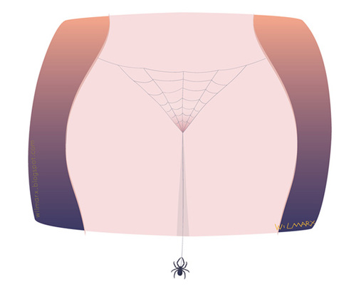 Cartoon: Spider (medium) by Wilmarx tagged spider,graphics