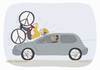 Cartoon: Car X Bike (small) by Wilmarx tagged car,bike,behavior,violence
