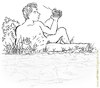 Cartoon: O narcisismo digital impera (small) by Wilmarx tagged comportamento,tecnologia,man,computer
