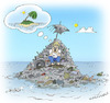Cartoon: Planeta descartavel (small) by Wilmarx tagged desert island nature
