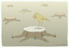 Cartoon: The cry of deforestation (small) by Wilmarx tagged animal,ecology,deforestation,graphics