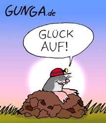 Cartoon: Glück auf (medium) by Gunga tagged glück,auf