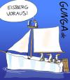 Cartoon: Eisberg (small) by Gunga tagged eisberg
