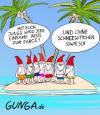 Cartoon: Insel (small) by Gunga tagged insel