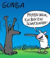 Cartoon: Schafschütze (small) by Gunga tagged schafschütze